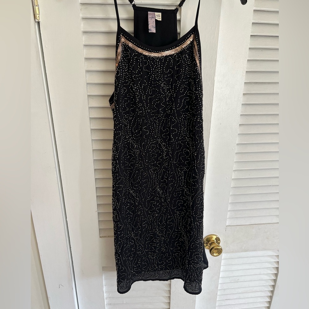 NYE dress worn once or twice bead details on front